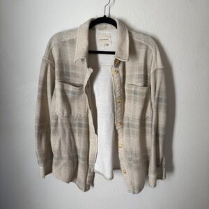 Neutral Flannel Shacket